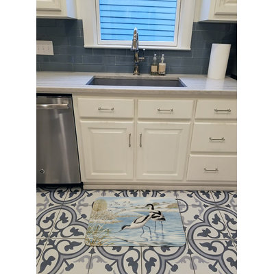 Tapis de bain en mousse viscoélastique Pooja Avocet