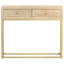 Mendon 90cm Solid Wood Top Console Table