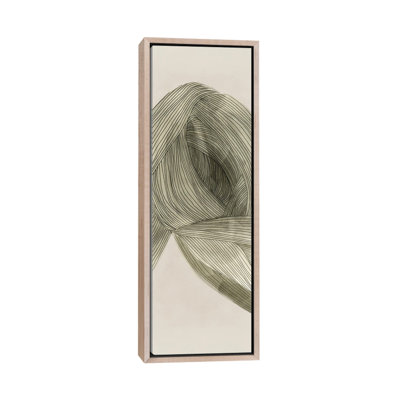 Linear Sage Pathways I by Isabelle Z - Panoramic Gallery-Wrapped Canvas Giclée on Canvas