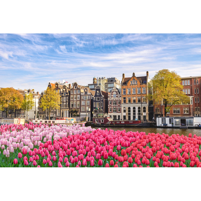 «Dellia Amsterdam Pays-Bas sur toile» par Noppasin Wongchum, photographie, H 20 po x l 30 po