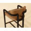 Madrone Upholstered Stool with Solid Wood Frame-1539613470