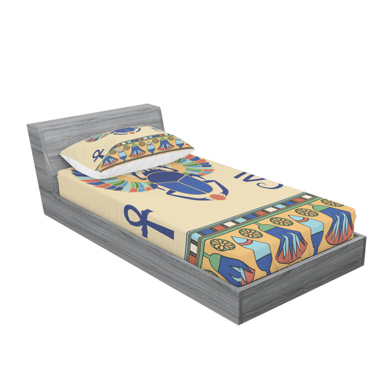 Microfiber Sheet Set, Twin Sheet Set with Fitted Sheet