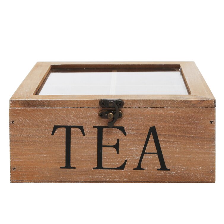 MyGift Tea Bag Storage Chest Box