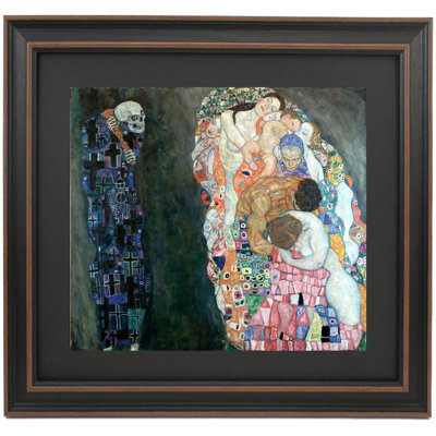 Mort et vie par Gustav Klimt