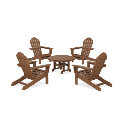 5-Piece Monterey Bay Adirondack Chair Conversation Group