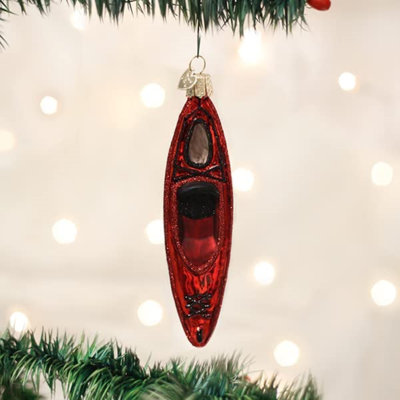 5.25'' Glass Hanging Figurine Ornament