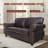 71.5'' Wide Fabric Couch Rolled Arm Sofa-70778743