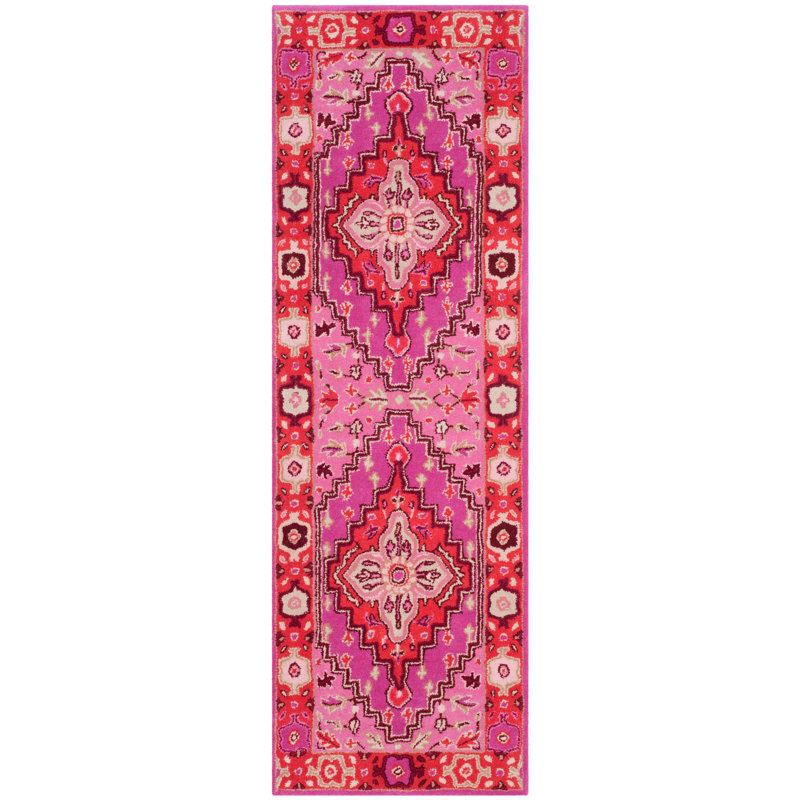 Blokzijl Hand Tufted Wool Oriental Rug, Runner 2'3" x 13'