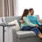 360° Rotatable Sofa Tray Table For Couch Arm - Height Adjustable End Table For Bed Or Chair With Phone & Tablet Slots, TV Tray Table, Side Table Tray For Small Spaces(Black,Arc)