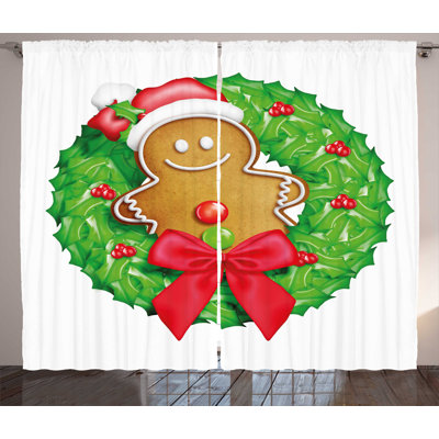 Jiska Semi Sheer Curtain Pair