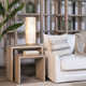 Solid Wood Nesting End Table