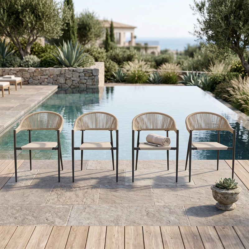 4 fauteuils d'extérieur 4 pièces