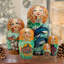 5 Piece Dolphins Coastal Matreshka Nesting Dolls Set