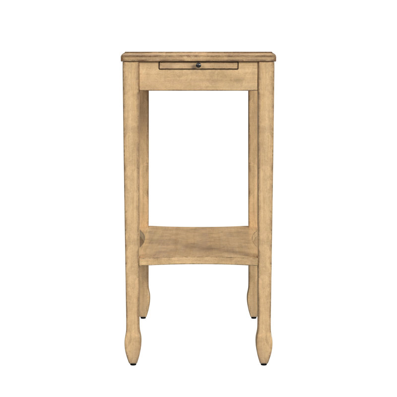 Gilbert End Table, Antique Beige
