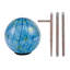 Echo Valley 3761 Lunalite 6in Lollipop Globe Stake Blue - éclairage de jardin illuminé, décor décoratif de paysage extérieur-124240381