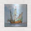 «Nautical Ships-c» par Jean Plout, art mural en métal-716463630