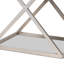 48cm W Metal Bedside Table