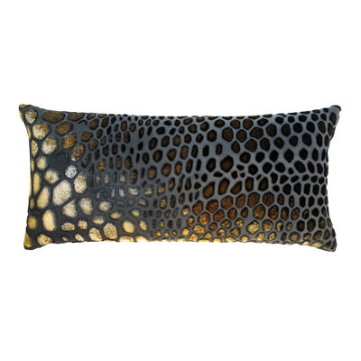 Snakeskin Rectangle Velvet Pillow Cover & Insert