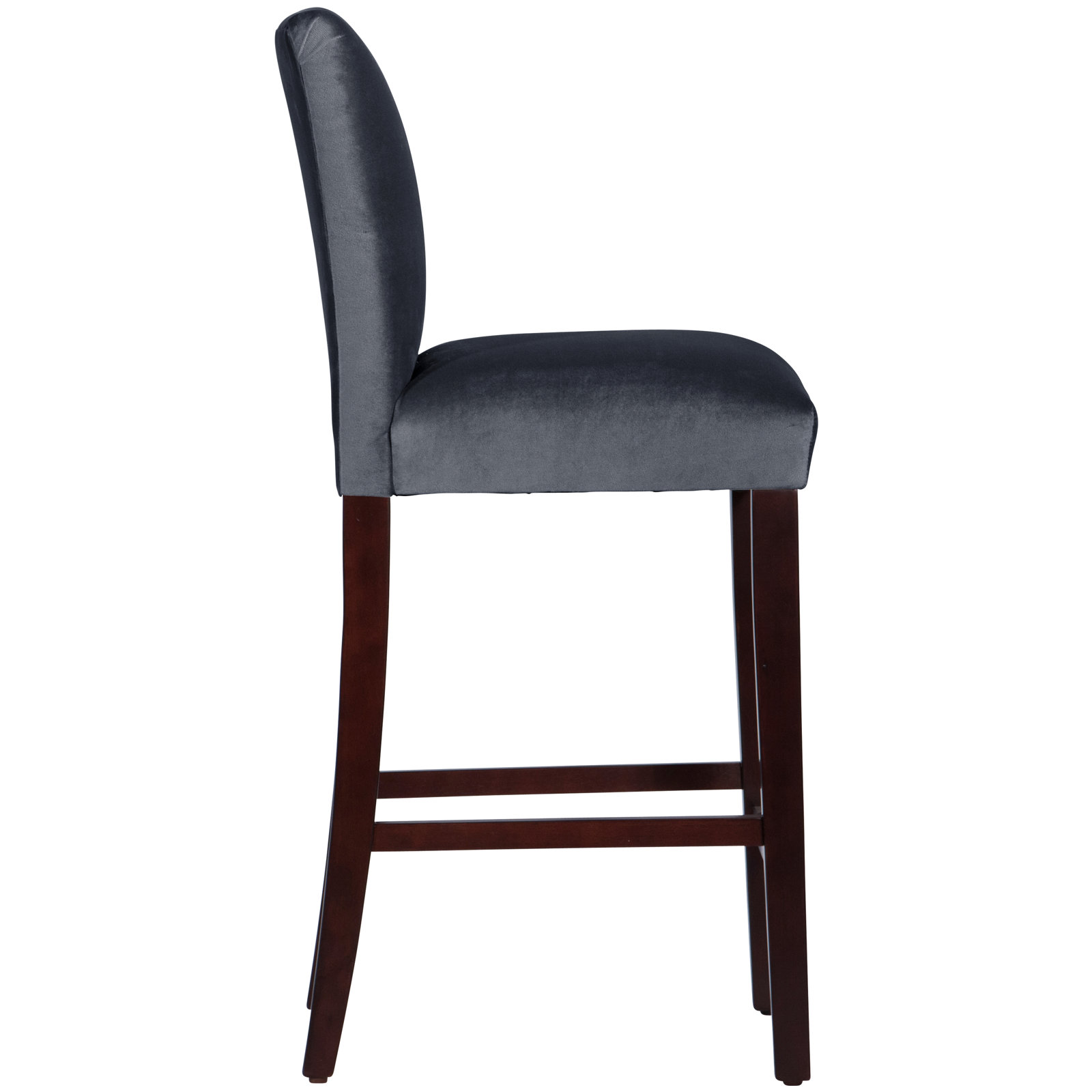 Hadrien Bar and Counter Stool, Bar Stool (31” Seat Height), Espresso, Shaana Indigo