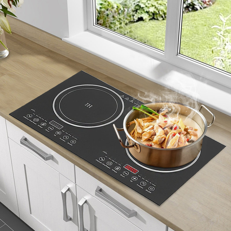Plaque de cuisson électrique à 2 brûleurs 2400W