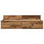Bed Frame Set Of 2 Solid Oak Wood 200 X 200 Cm-1380198100