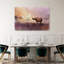 Coucher de soleil africain africain, paysage contemporain abstrait, art mural-129004780
