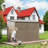 Outdoor Storage Shed Brown  Metal Shed With Foundation Kit, Lockable Doors And Gloves For Patio, Law-121491733-121491730