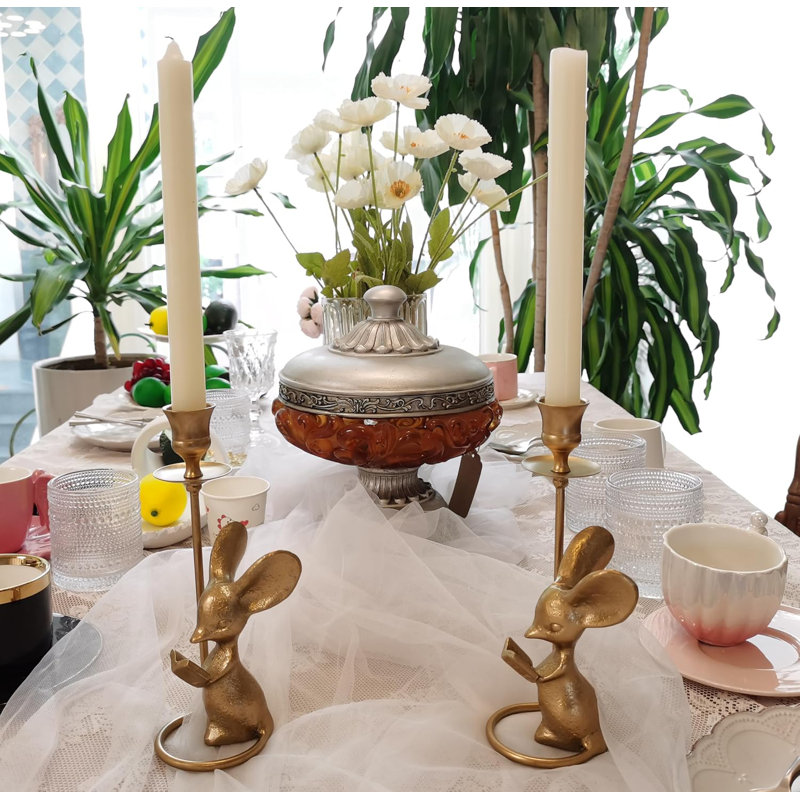 Creative Mouse Taper Candle Holders