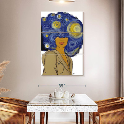 Shrineworth Afro Starry Night