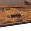 Table basse avec rangement de style traîneau
