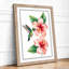 Hummingbirds and Hibiscus Botanical - Framed Print-55458540-55458542