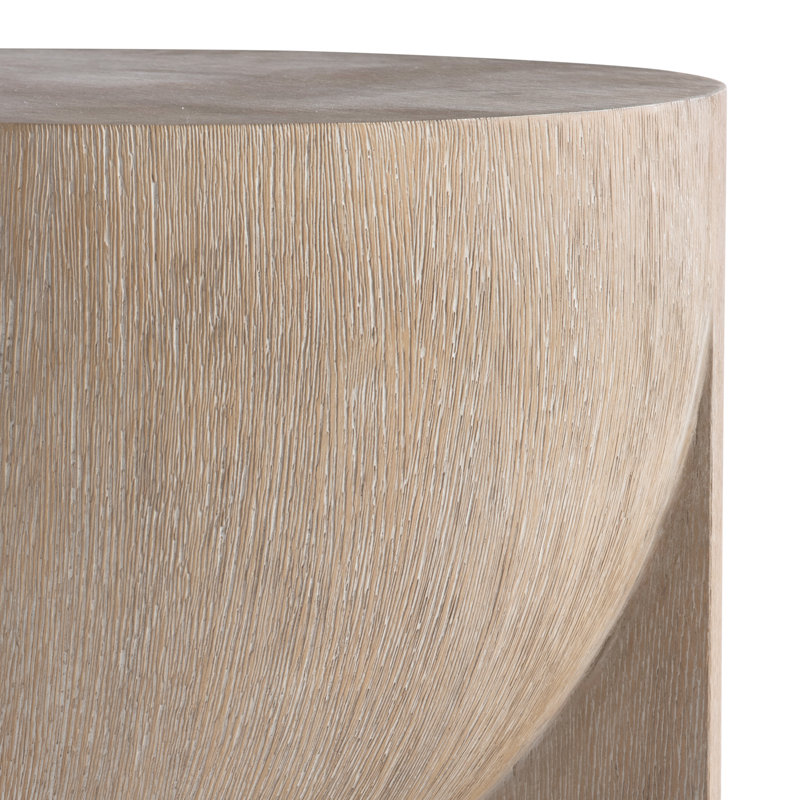Bernhardt Loggia 22" Round Side Table, 24" H x 22" W x 22" D