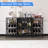Wine Bar Cabinet with Wine Rack and Glass Holder, Industry Coffee Bar with Led Light, Metal Sideboard and Liquor Table Cabinet with Mesh Door for Living Room, 55.12"-77081820