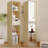 Beige Modern Solid wood Rotating Bookshelf