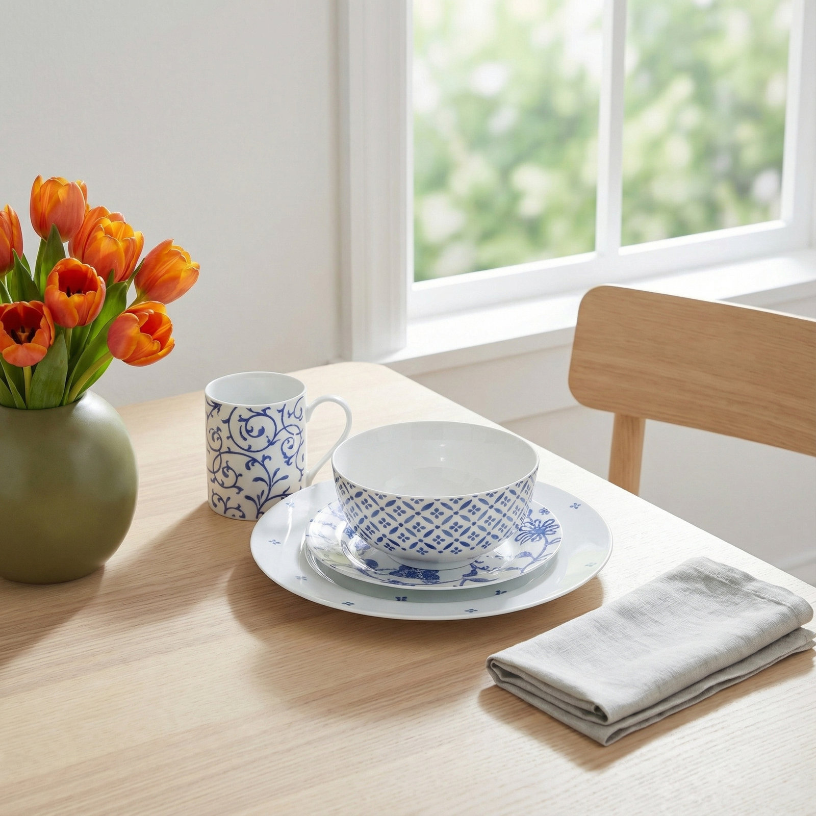 Portmeirion Blue Indigo 16-Pc Set