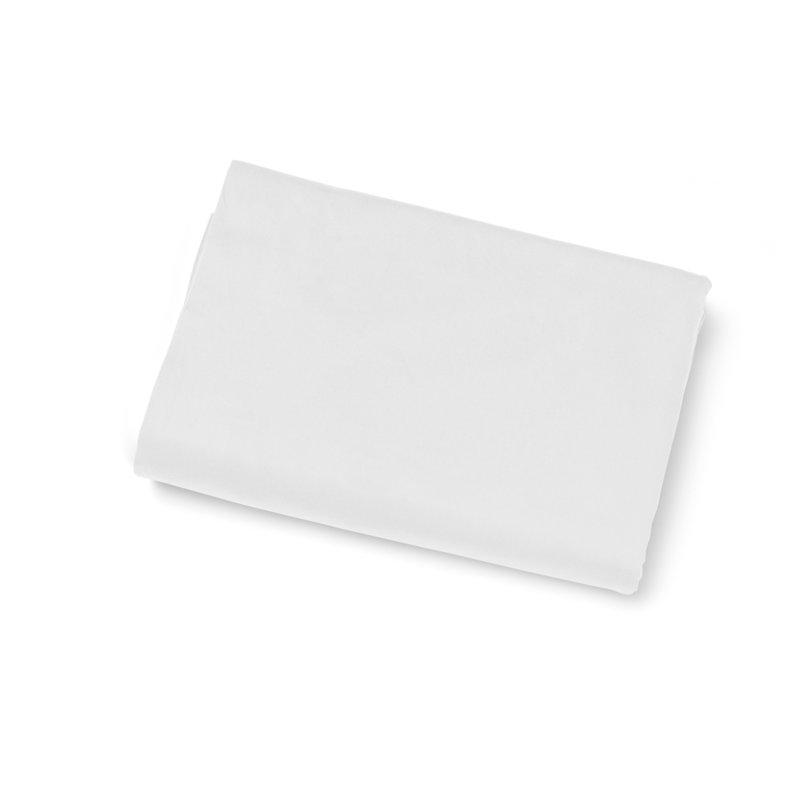 Viola Sateen Fitted Sheet, White, Queen
