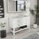 48'' Double Bathroom Vanity Base Only, Sink not Included