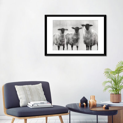 «Sheep I», reproduction sur toile