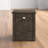 Eada One Drawer File, Smoked Grey Finish