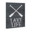 «Nautical Blue Lake Life Life Rustic Boat Oars» par Kim Allen - impression d'art graphique-750860732-750860733