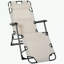 Chaise longue pliante avec coussin et poche-1665231609
