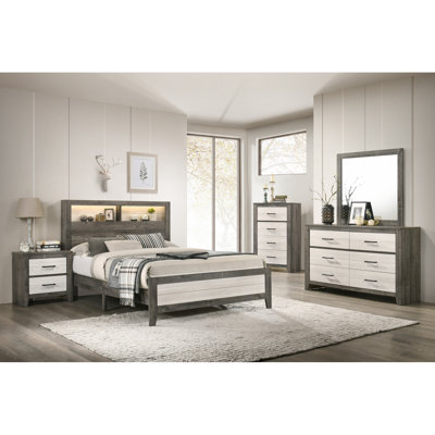 Lit plateforme avec rangement 1pc