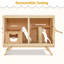 Maison en bois pour chat H 30,7 po Vannatta