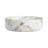 Ceramic Round Above Counter Bathroom Sink Art Basin, White Background With Golden Lines-1483695308