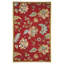 Chelsea Floral Handmade Tufted Wool Area Rug in Red/Blue/Orange-70527354