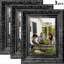 Cadre photo noir classique 3 pièces pour photos 11 po x 14 po-133653472-133653473-133653477
