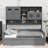 A Twin-Sized Wooden Daybed Featuring Two Built-In Drawers And A Convenient Shelf-2046809552