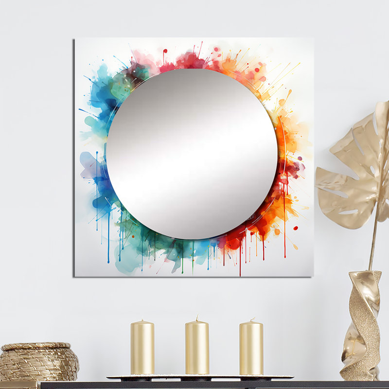 Miroir carré Eurith, 23 po x 23 po