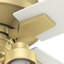 Ventilateur de plafond standard à 4 pales de 52 po avec lumières et télécommande Vivien-47276479