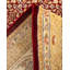 Tapis unique rouge / beige / ivoire noué à la main 8 pi 3 po x 10 pi 2 po Hayner